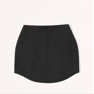 Ponte Curved Hem Skirt